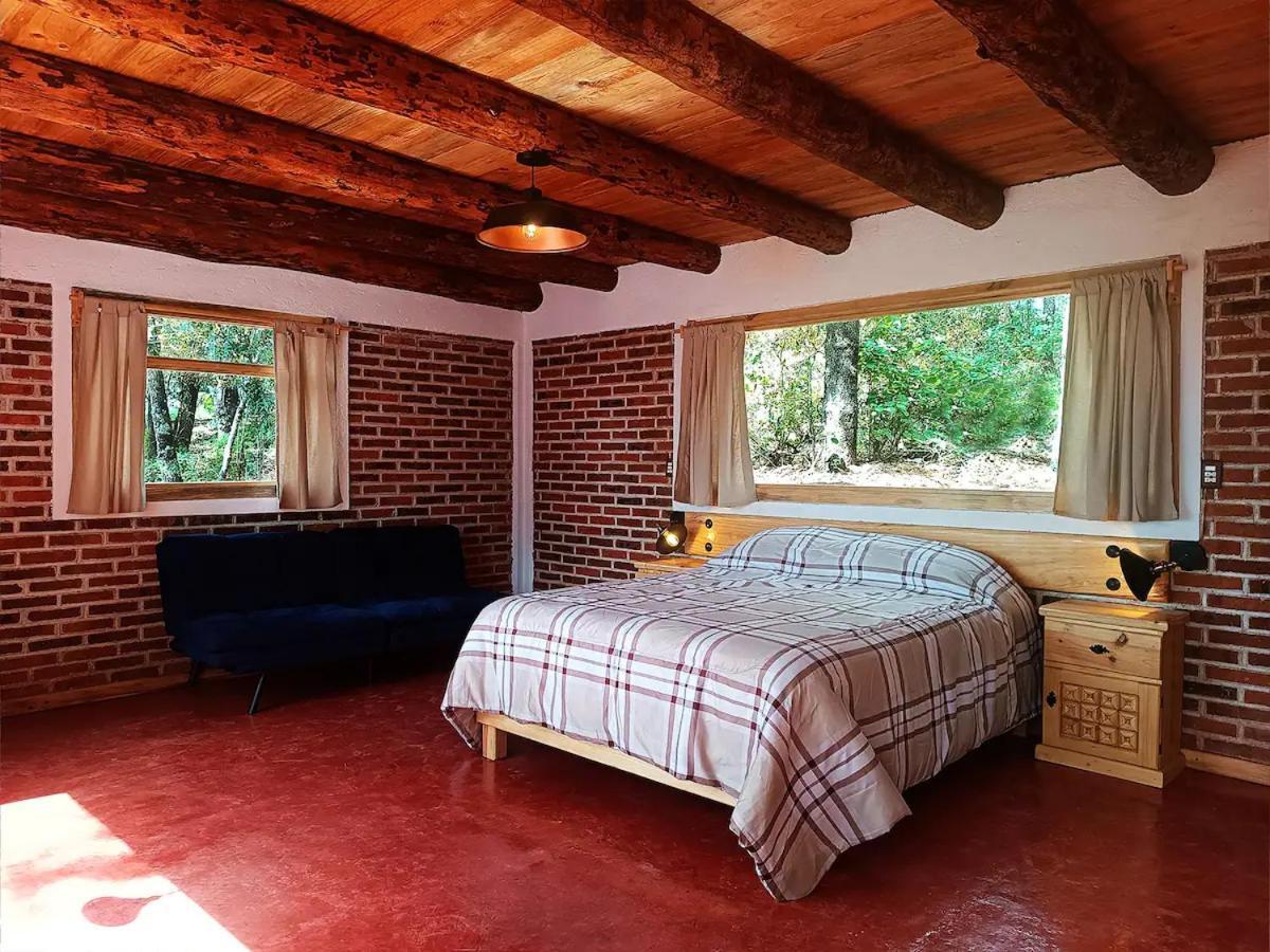 Cabana Para Pareja En El Bosque Ib Acaxochitlán Buitenkant foto